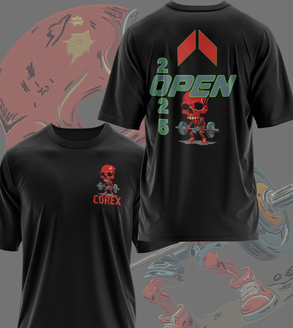 Camiseta Chica Oversize OPEN CF 2025 - COREX SPORT FITNESS