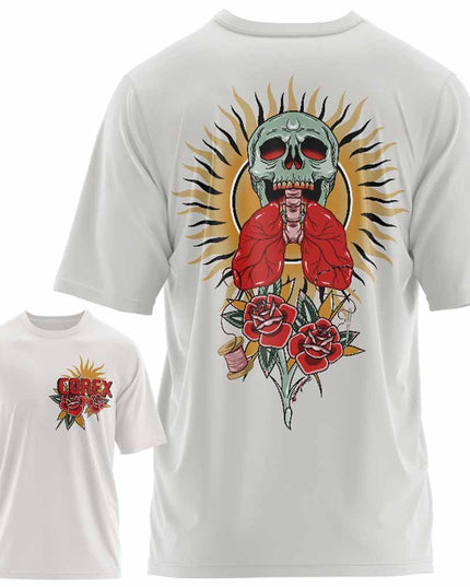 Camiseta Chico Oversize 7 Aniversario Off White - COREX SPORT FITNESS
