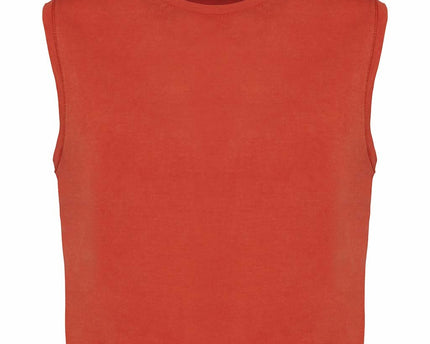Camiseta Crop Chica Orgánica 165 Sin Mangas - COREX SPORT FITNESS