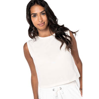 Camiseta Crop Chica Orgánica 165 Sin Mangas
