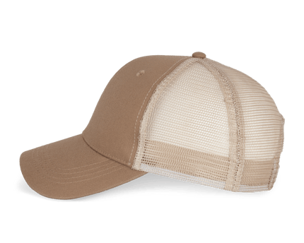 Gorra 5 Paneles Trucker ECORESPONSABLE Dark Camel - COREX SPORT FITNESS
