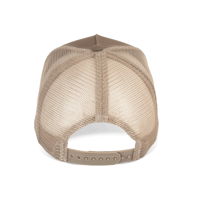 Gorra 5 Paneles Trucker ECORESPONSABLE Dark Camel - COREX SPORT FITNESS