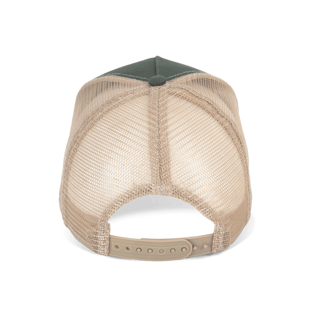 Gorra 5 Paneles Trucker ECORESPONSABLE Organic Khaki - COREX SPORT FITNESS