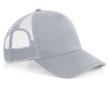 Gorra 5 Paneles Trucker Light Grey - Rejilla Gris - COREX SPORT FITNESS