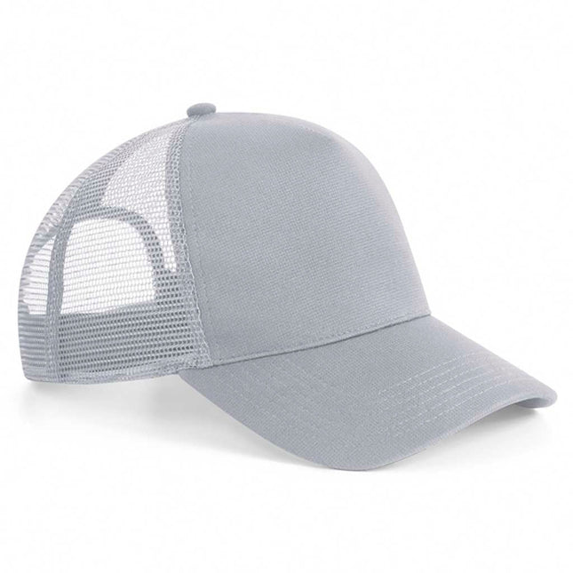 Gorra 5 Paneles Trucker Light Grey - Rejilla Gris - COREX SPORT FITNESS
