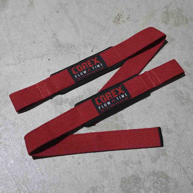 Lifter Straps Rojo - COREX SPORT FITNESS