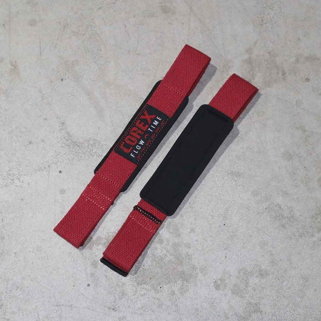 Lifter Straps Rojo - COREX SPORT FITNESS