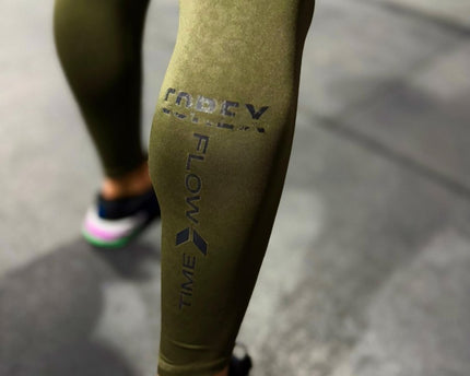 Mallas Vegan Khaki Leopard - COREX SPORT FITNESS
