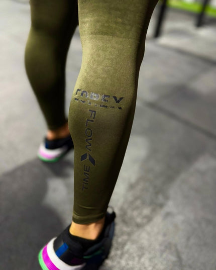 Mallas Vegan Khaki Leopard - COREX SPORT FITNESS