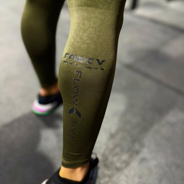Mallas Vegan Khaki Leopard - COREX SPORT FITNESS