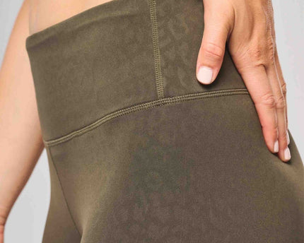 Mallas Vegan Khaki Leopard - COREX SPORT FITNESS