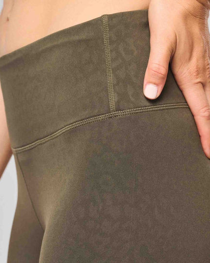 Mallas Vegan Khaki Leopard - COREX SPORT FITNESS