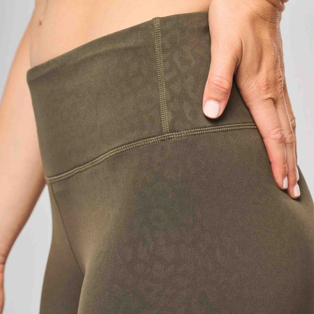 Mallas Vegan Khaki Leopard - COREX SPORT FITNESS