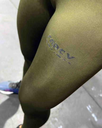 Mallas Vegan Khaki Leopard - COREX SPORT FITNESS