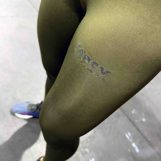 Mallas Vegan Khaki Leopard - COREX SPORT FITNESS