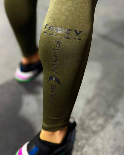 Mallas Vegan Khaki Leopard - COREX SPORT FITNESS