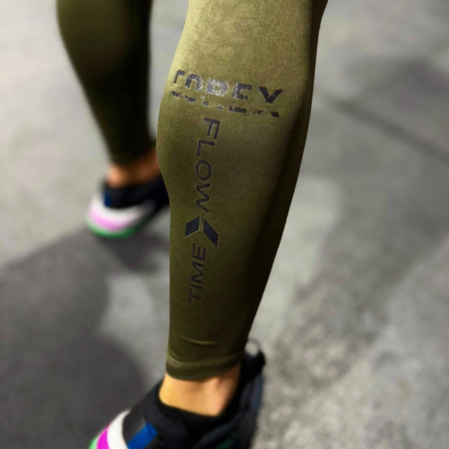 Mallas Vegan Khaki Leopard - COREX SPORT FITNESS