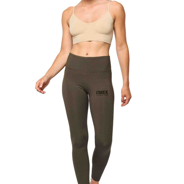 Mallas Vegan Khaki Leopard - COREX SPORT FITNESS