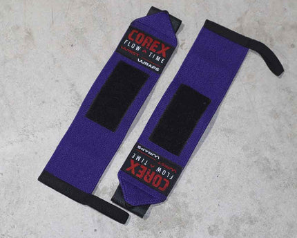 Muñequeras Elásticas Lila - COREX SPORT FITNESS
