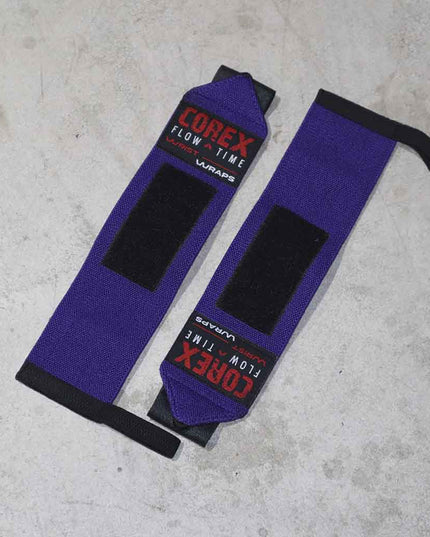 Muñequeras Elásticas Lila - COREX SPORT FITNESS