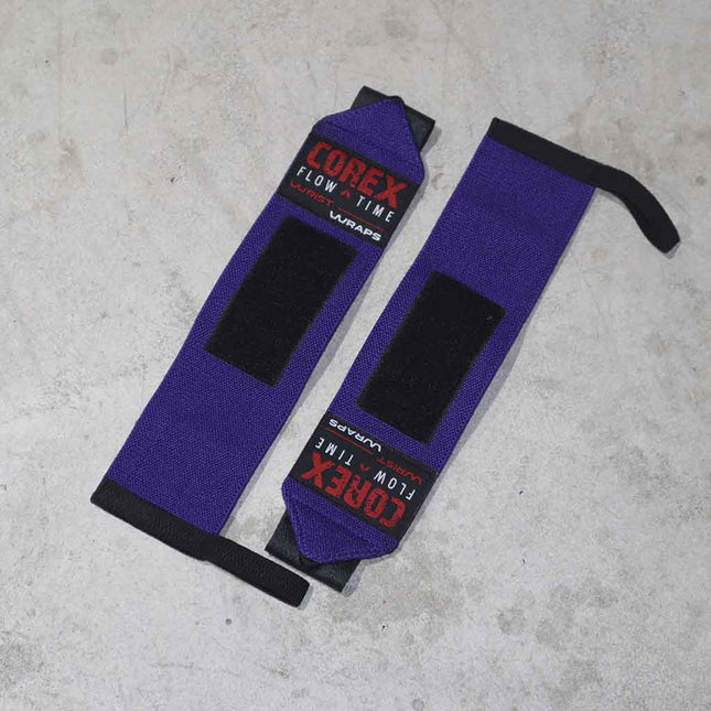 Muñequeras Elásticas Lila - COREX SPORT FITNESS
