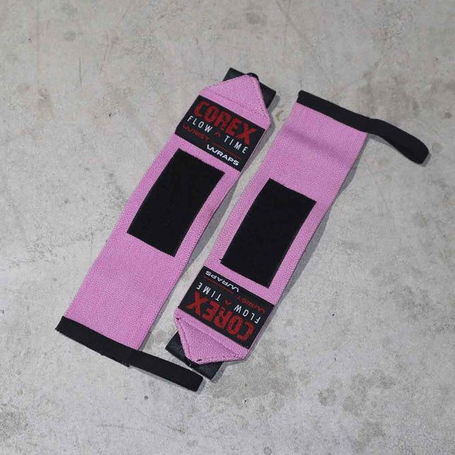 Muñequeras Elásticas Rosa - COREX SPORT FITNESS