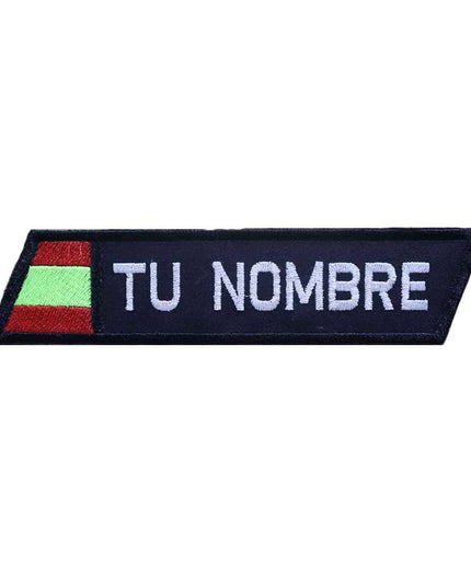 Parche Bordado Bandera + Nombre 18x4 cm - COREX SPORT FITNESS