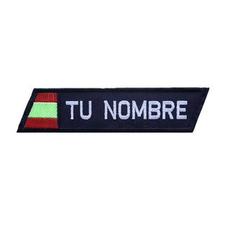 Parche Bordado Bandera + Nombre 18x4 cm - COREX SPORT FITNESS