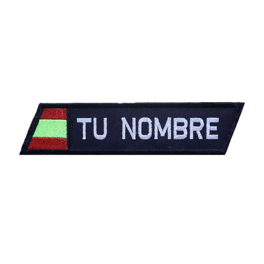 Parche Bordado Bandera + Nombre 18x4 cm - COREX SPORT FITNESS