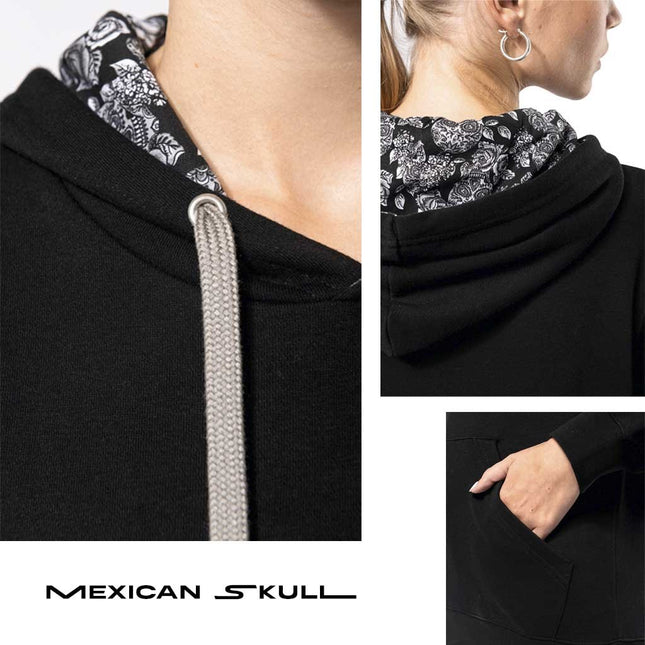 Sudadera Unisex Capucha Mexican Skull - COREX SPORT FITNESS