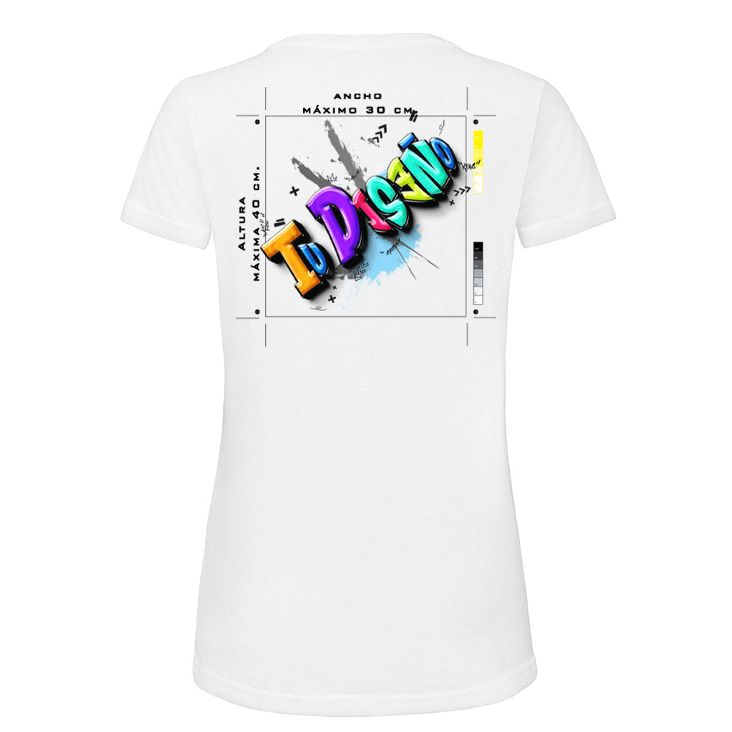 GIRL WHITE T-SHIRT FOR SUBLIMATION 