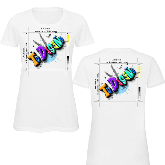 GIRL WHITE T-SHIRT FOR SUBLIMATION 