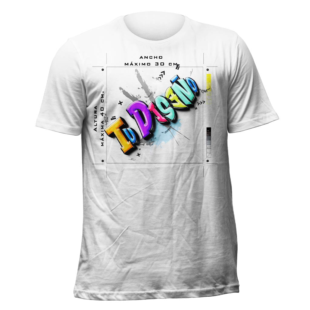 WHITE BOY T-SHIRT FOR SUBLIMATION 