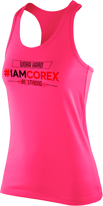CAMISETA CHICA TIRANTES COREX #IAMCOREX