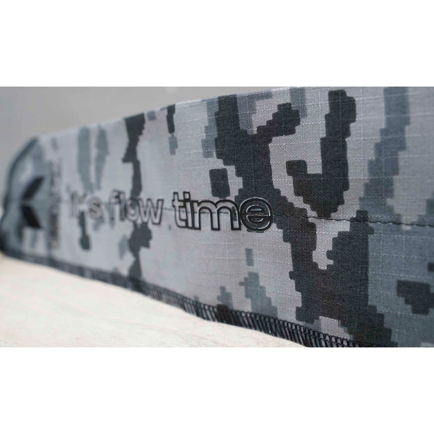 GRAY PIXELATED FABRIC WRISTBANDS