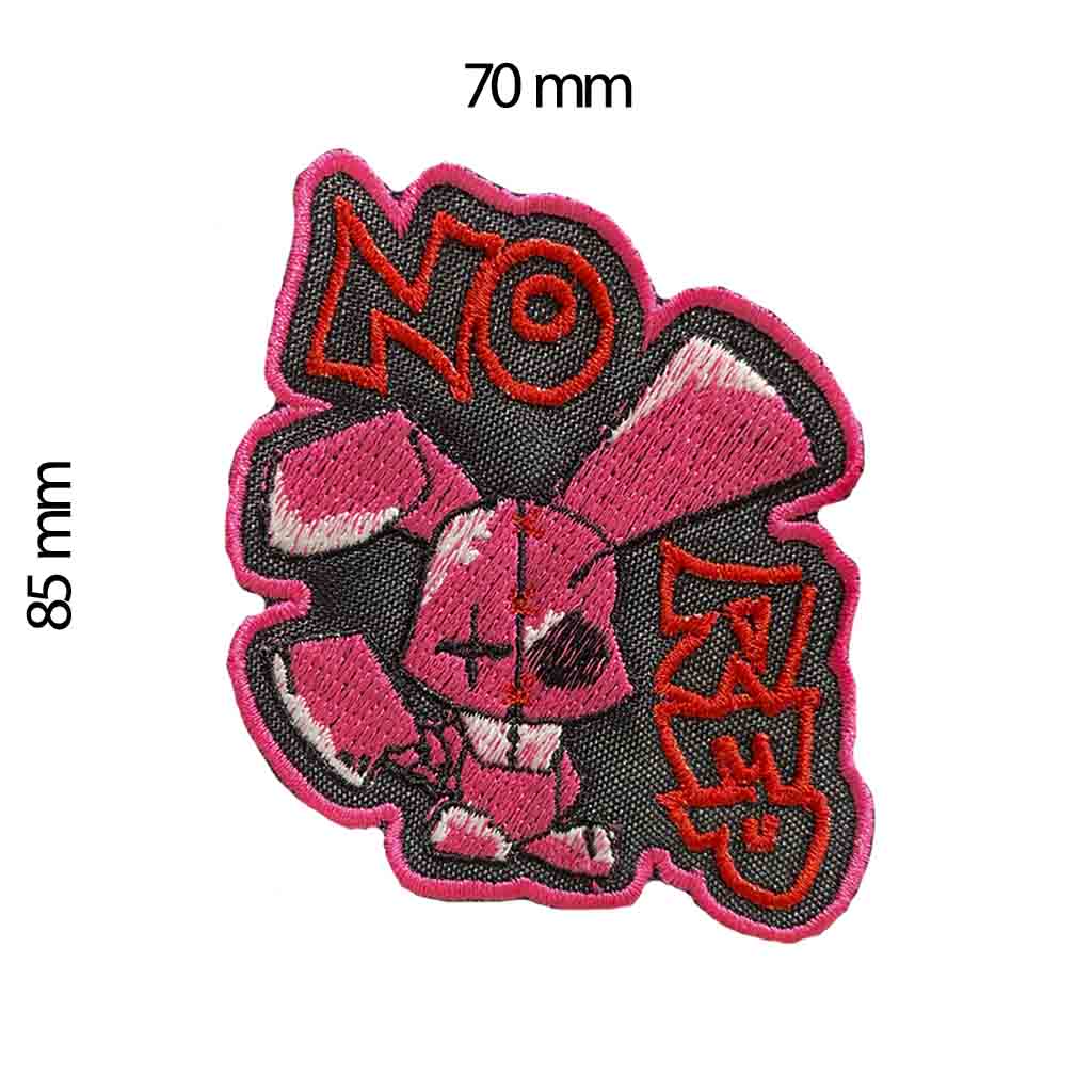 EMBROIDERED PATCH "NO REP"