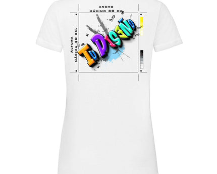 Camiseta Chica Blanca Para Sublimación - COREX SPORT FITNESS
