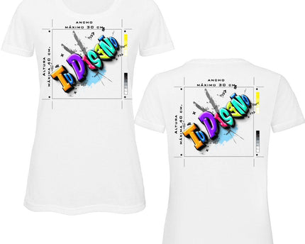 Camiseta Chica Blanca Para Sublimación - COREX SPORT FITNESS