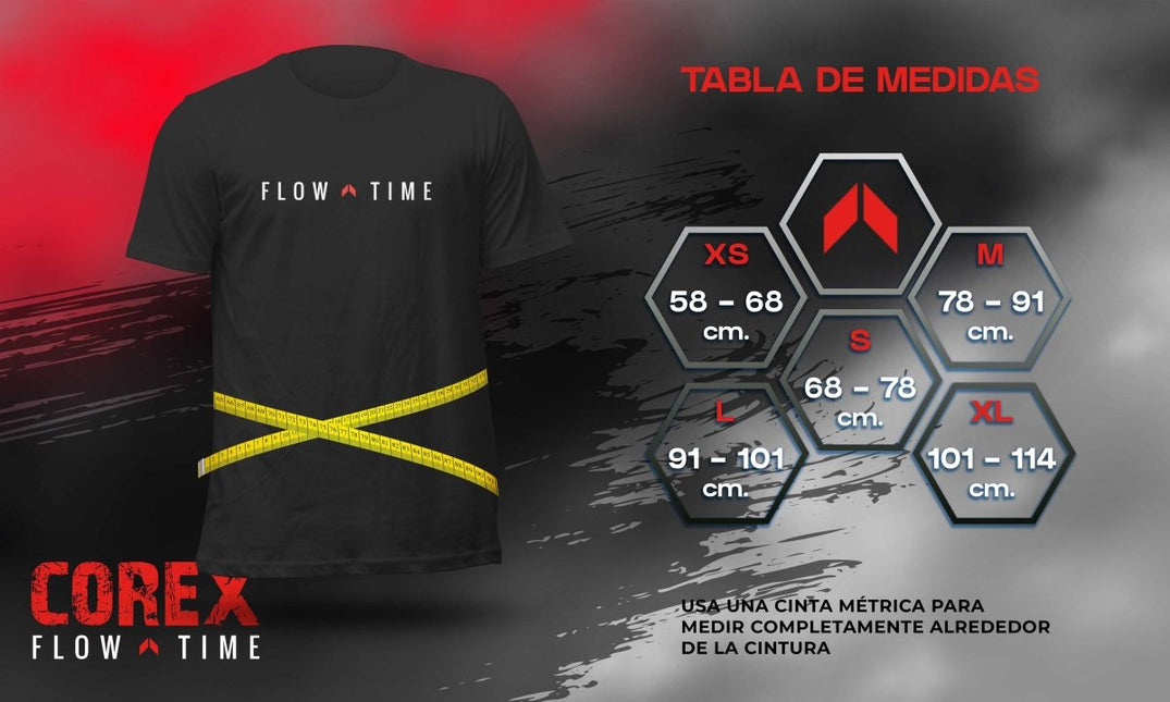 Cinturón De Halterofilia En Nylon 4" - COREX SPORT FITNESS