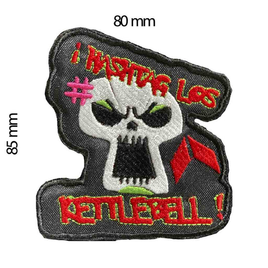 Parche Bordado " Hashtag Los Kettlebell " - COREX SPORT FITNESS