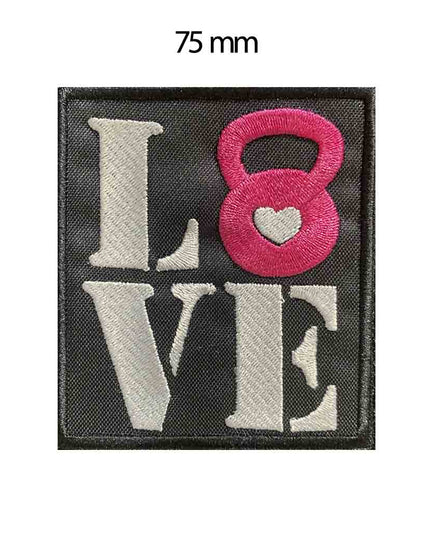 Parche Bordado " Love " - COREX SPORT FITNESS