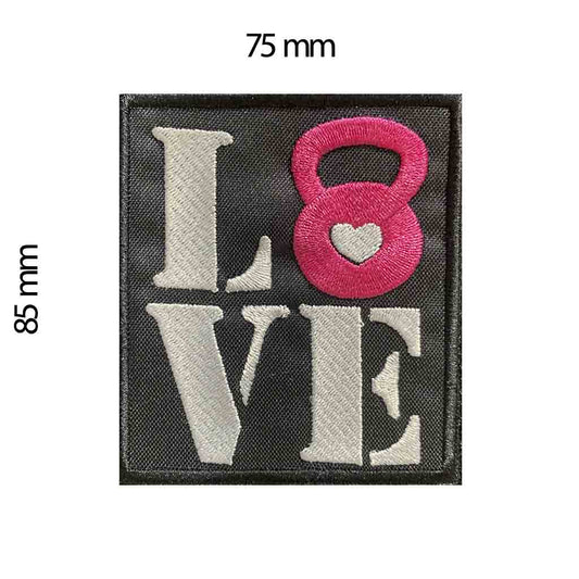 Parche Bordado " Love " - COREX SPORT FITNESS